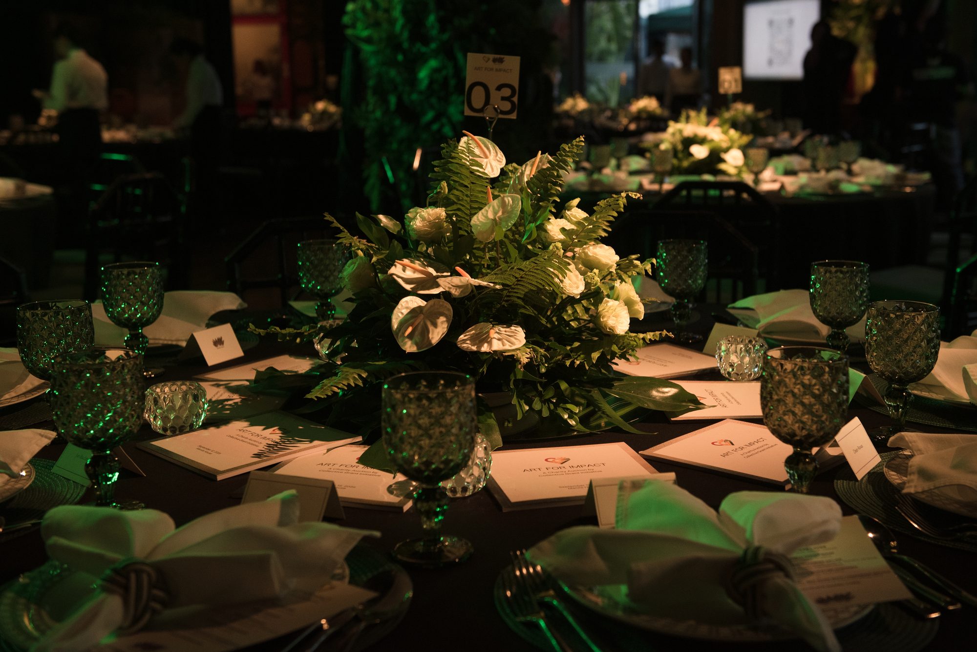Guests at Art for Impact, Manila House